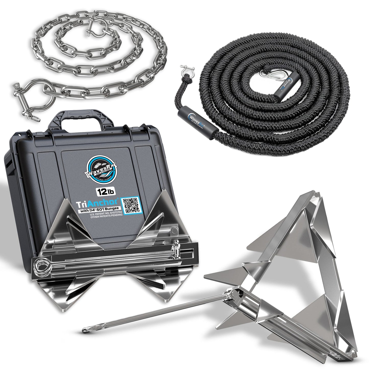 12LB FOLDING TRIANCHOR