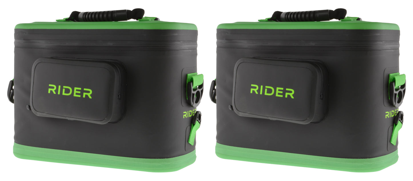 Rider Coolers RC102 Jet Ski Cooler Set of 2 – Black | 10 Can PWC Saddle Bag Cooler