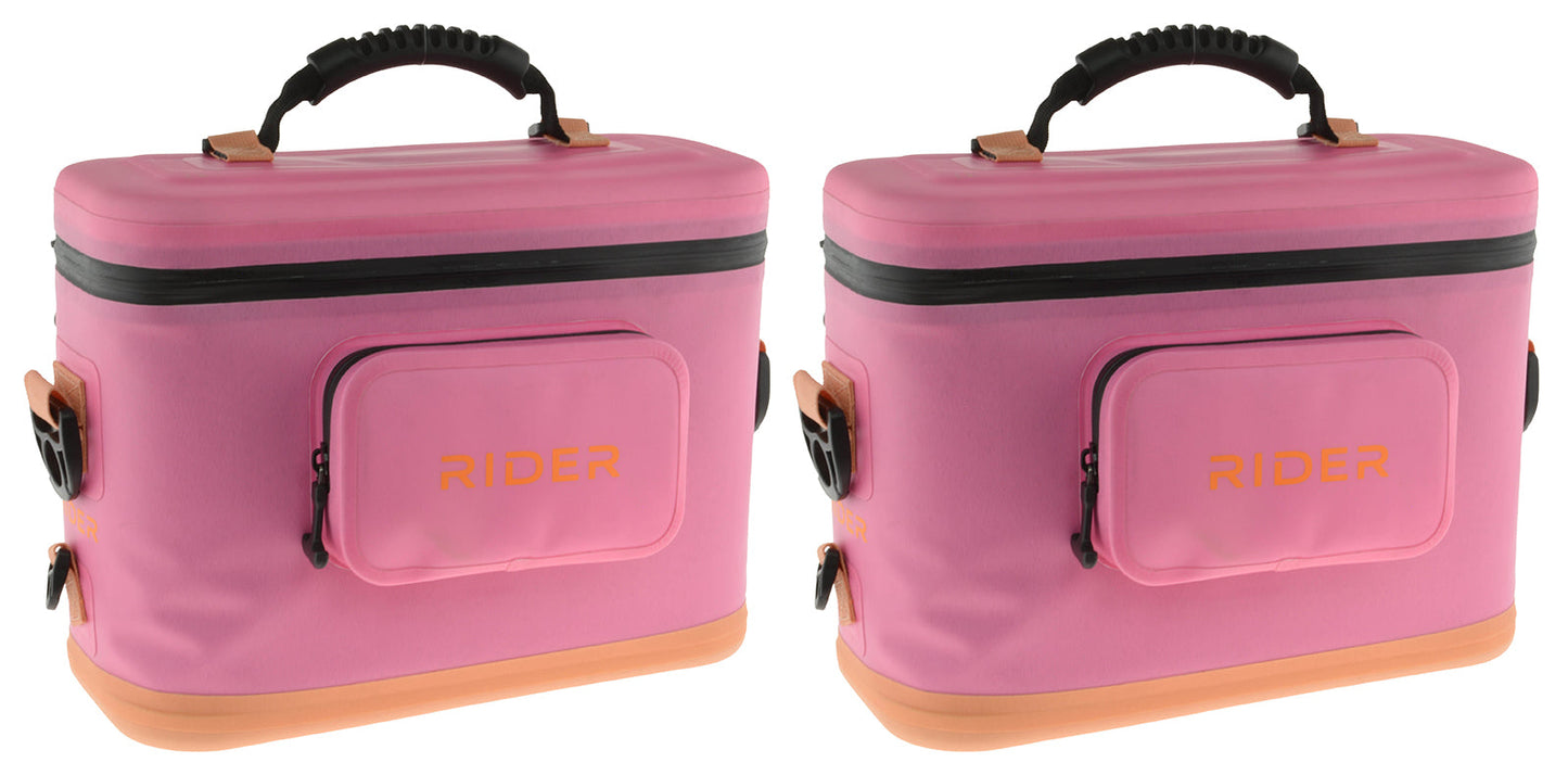 Rider Coolers RC102 Jet Ski Cooler Set of 2 – Pink | 10 Can PWC Saddle Bag Cooler