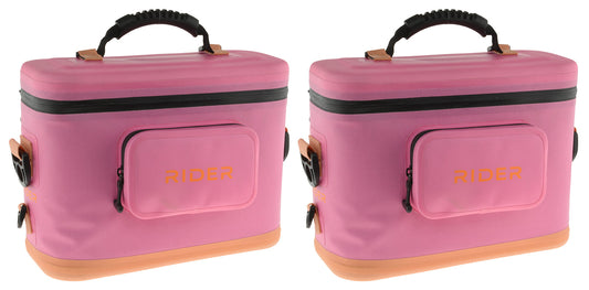 Rider Coolers RC102 Jet Ski Cooler Set of 2 – Pink | 10 Can PWC Saddle Bag Cooler