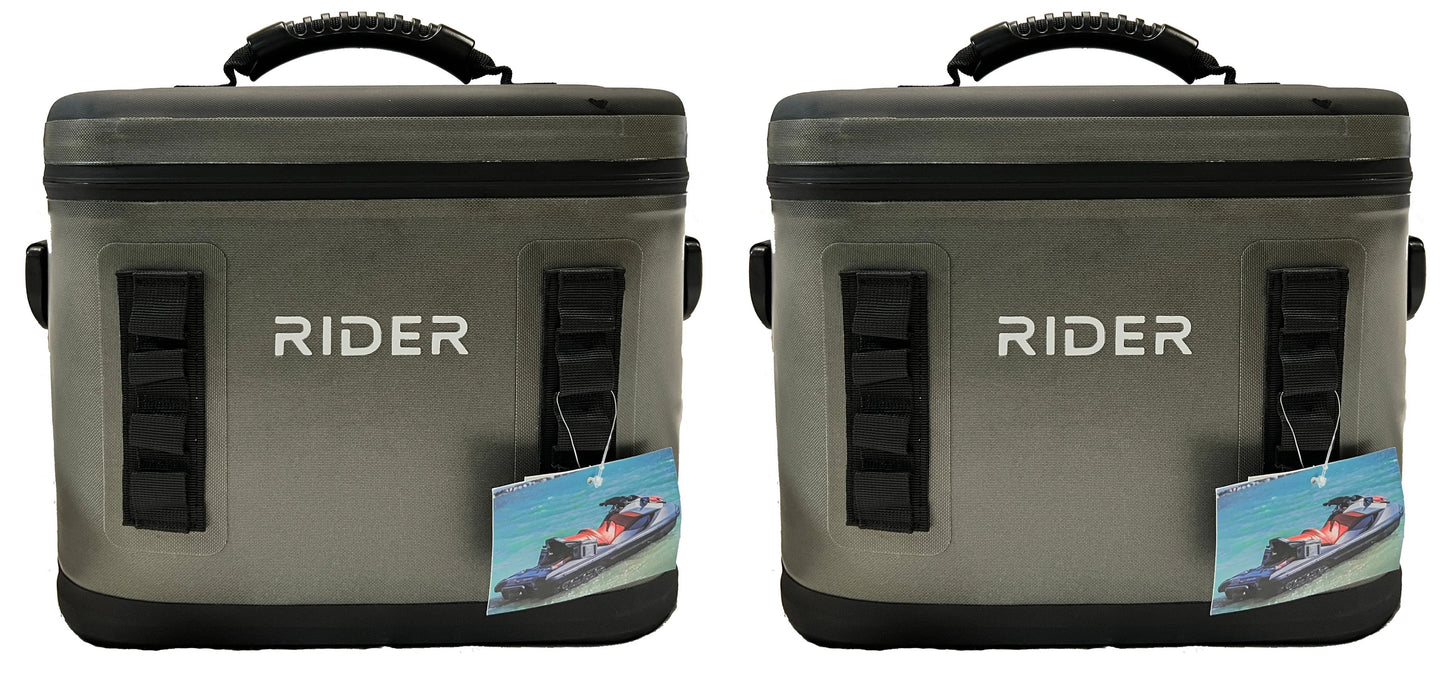 Rider Coolers RC102 Jet Ski Cooler Set of 2 – Blue | 10 Can PWC Saddle Bag Cooler