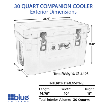30 Quart Companion Series Roto-Molded Cooler