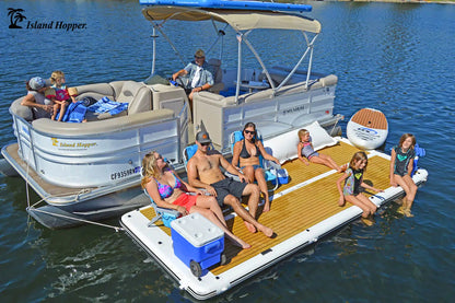 Island Hopper Elite Class Patio Dock 15â€² Floating Platform