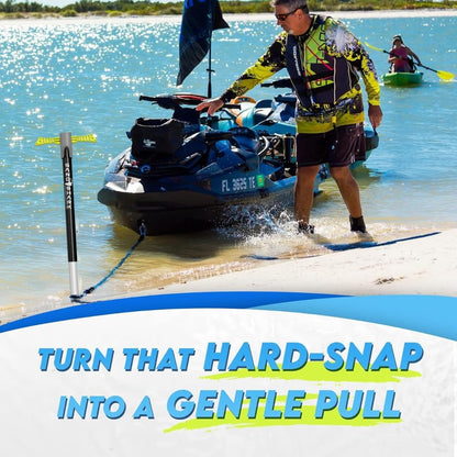 7-21 ft Heavy Duty Bungee Dock Line - The Ultimate Anchoring  Solution for Your Watercraft