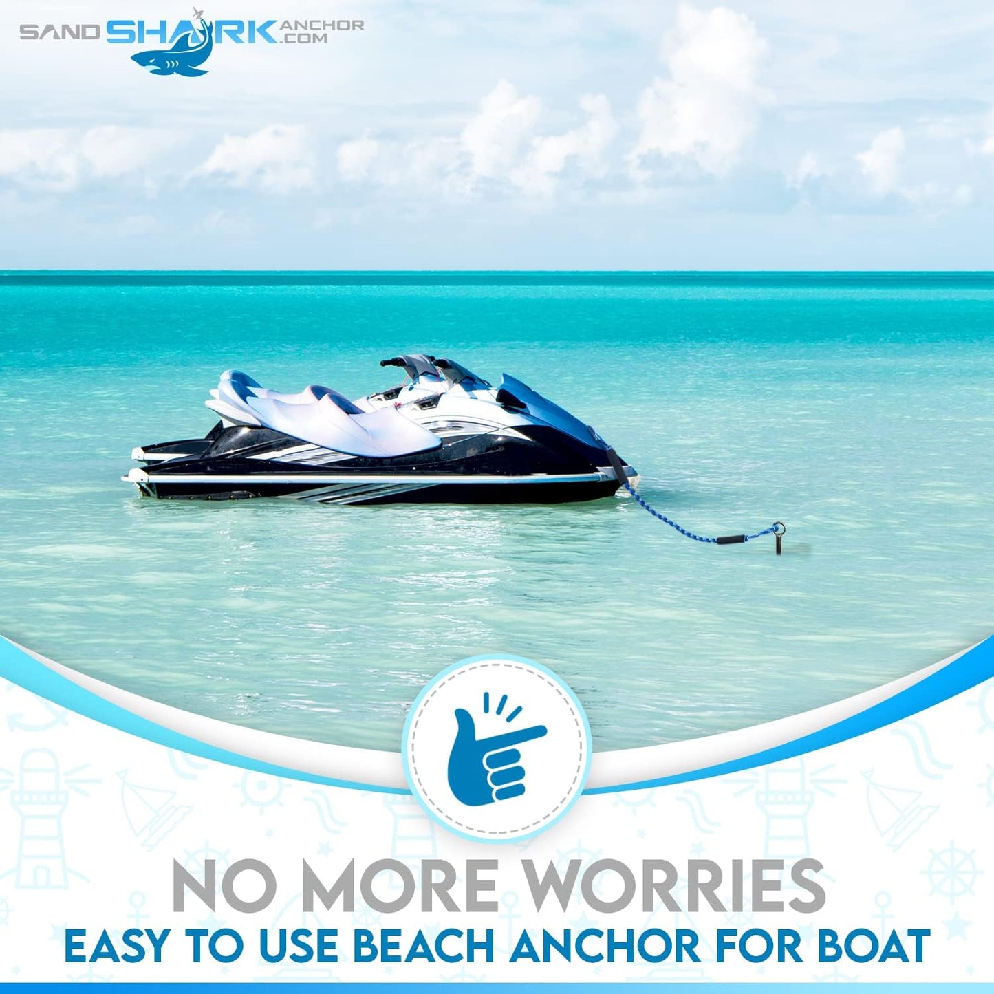 Lite 18 Anchor â€“ Reliable, Portable Anchor for Jet Ski, Kayak, Small Boats