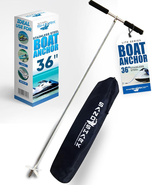 Lite 36 Anchor â€“ Reliable, Portable Anchor for Boats and Pontoons - Inflatable Anchor