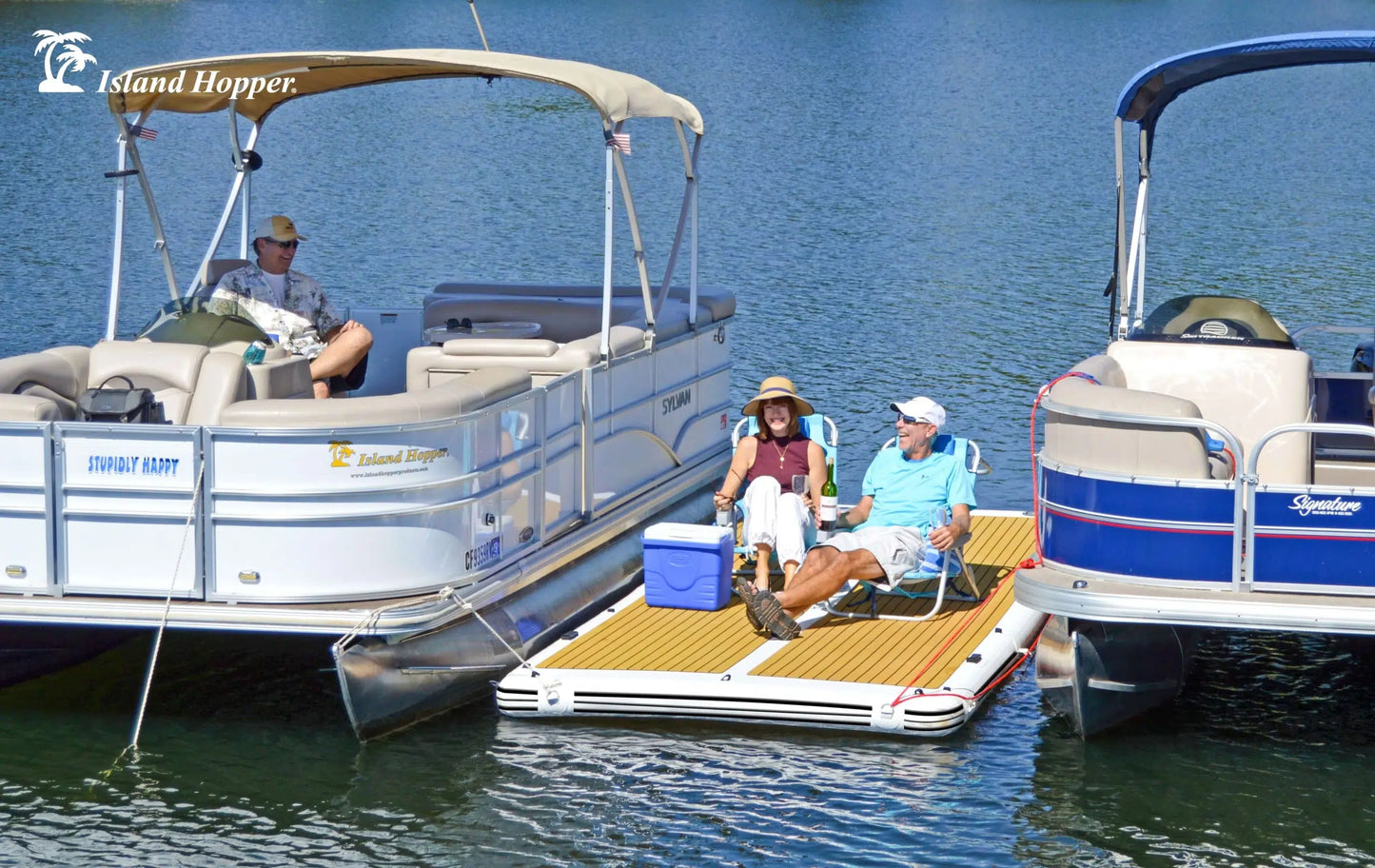 Island Hopper Elite Class Patio Dock 15â€² Floating Platform