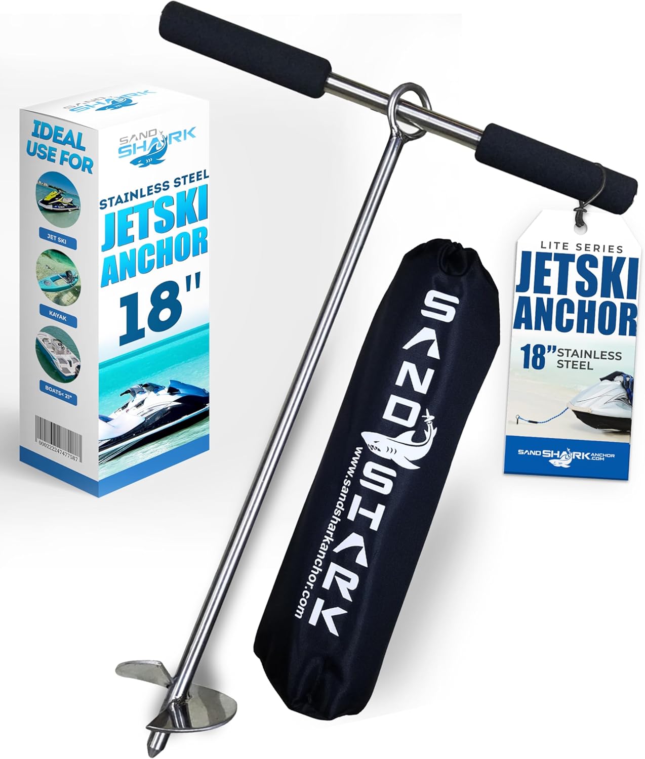 Lite 18 Anchor â€“ Reliable, Portable Anchor for Jet Ski, Kayak, Small Boats