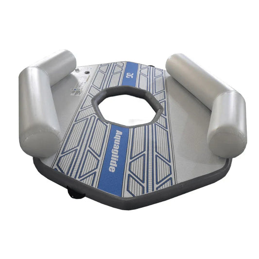 Aquaglide Back Support Inflatable Lake Lounger with Backrest