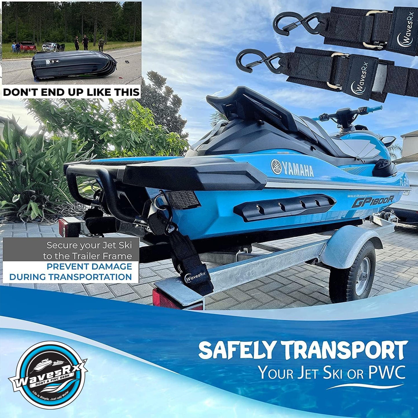 24IN PWC TRANSOM STRAPS
