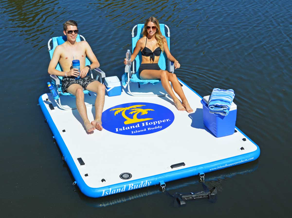 Island Buddy Inflatable Water Platform & Dock by Island Hopper