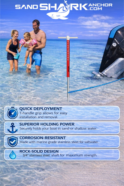 Ultimate Large - Premium Screw in Boat & Pontoon, Stainless Steel (29"-48", Case)