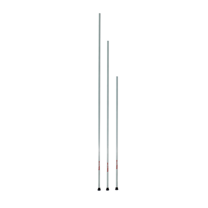 three mast poles in different sizes