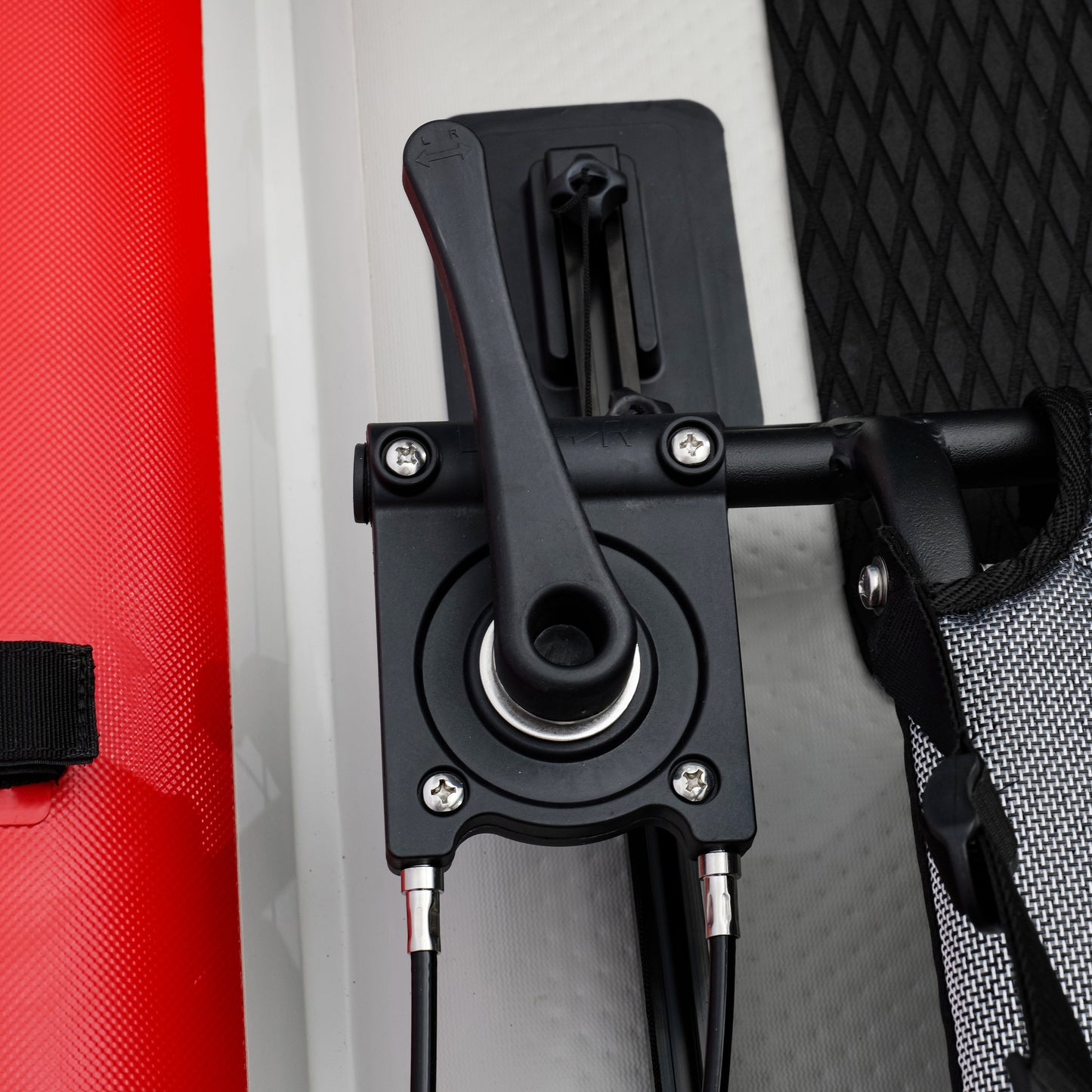 ARUBA fishing pedal kayak with rod holders and gear storage