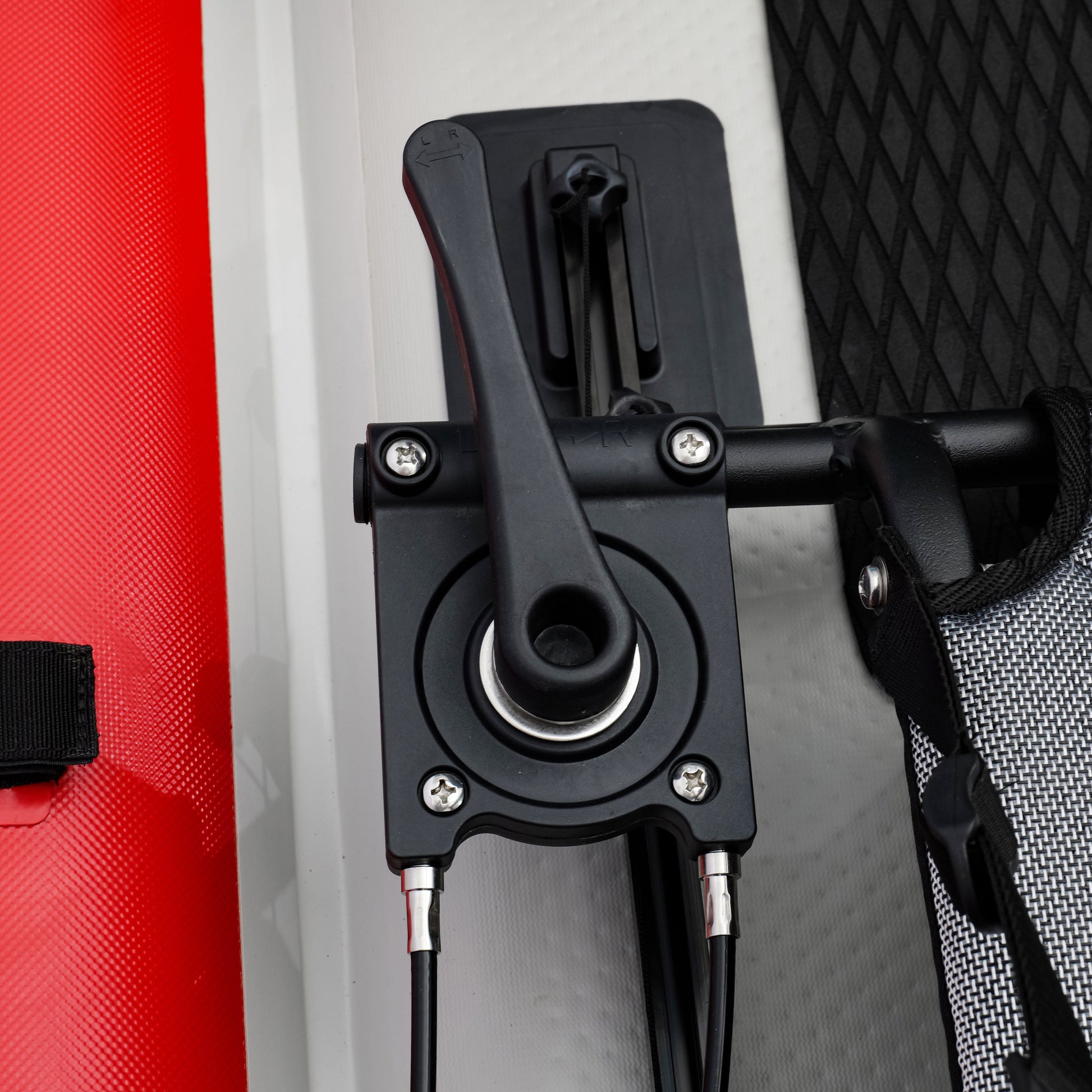 ARUBA fishing pedal kayak with rod holders and gear storage