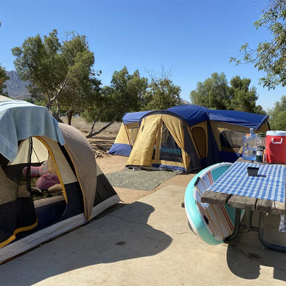 Extra Large 600x600cm Family Camping Tent | 4 Rooms 1 Hall | Shade & Rain Protection