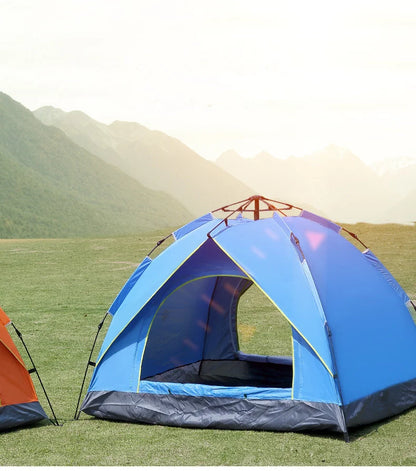 1-4 Person Fully Automatic Camping Tent | Rainproof & Windproof | Quick Setup