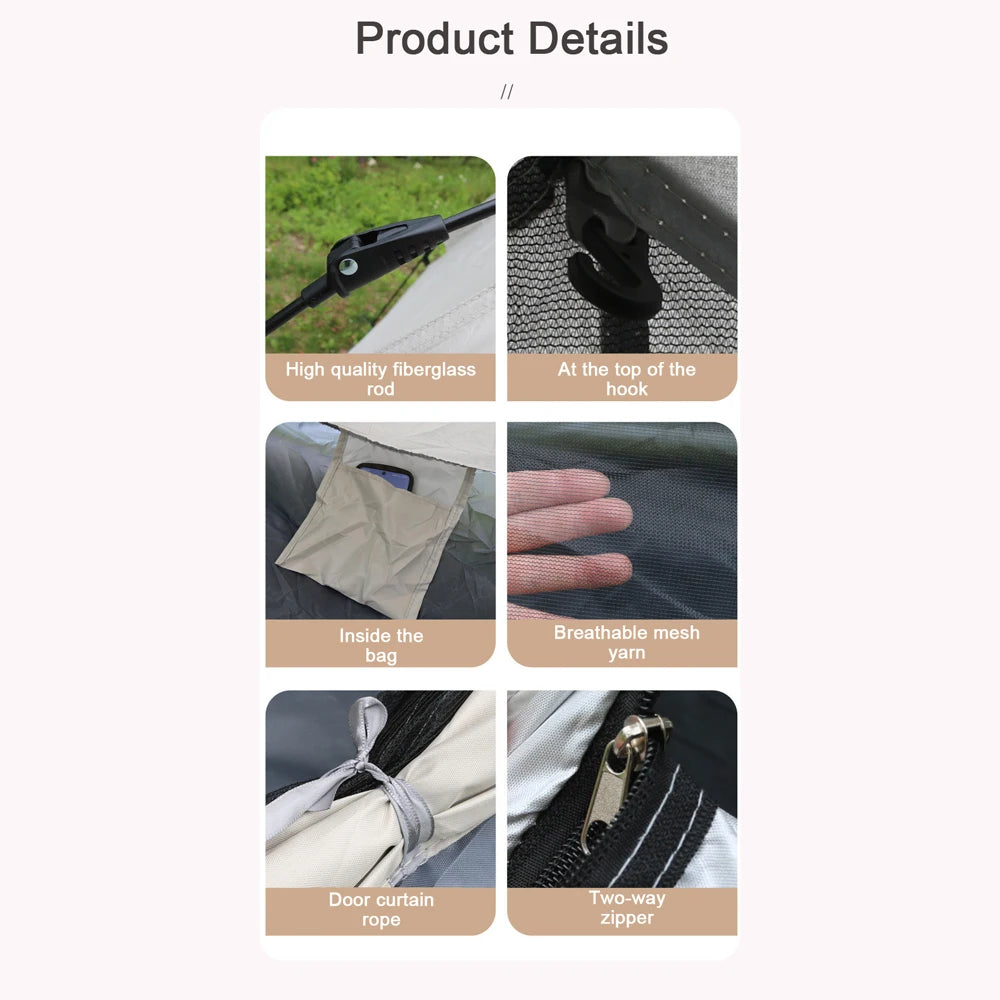 Outdoor Self-Driving & Travel Camping Tent | Automatic Quick-Open | Waterproof