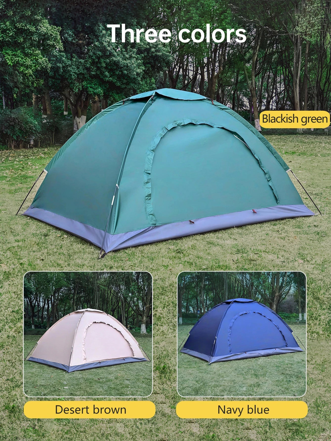 Outdoor Camping & Hiking Tent | Rain & Sun Protection | Easy Setup