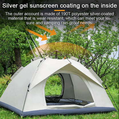 Outdoor Self-Driving & Travel Camping Tent | Automatic Quick-Open | Waterproof