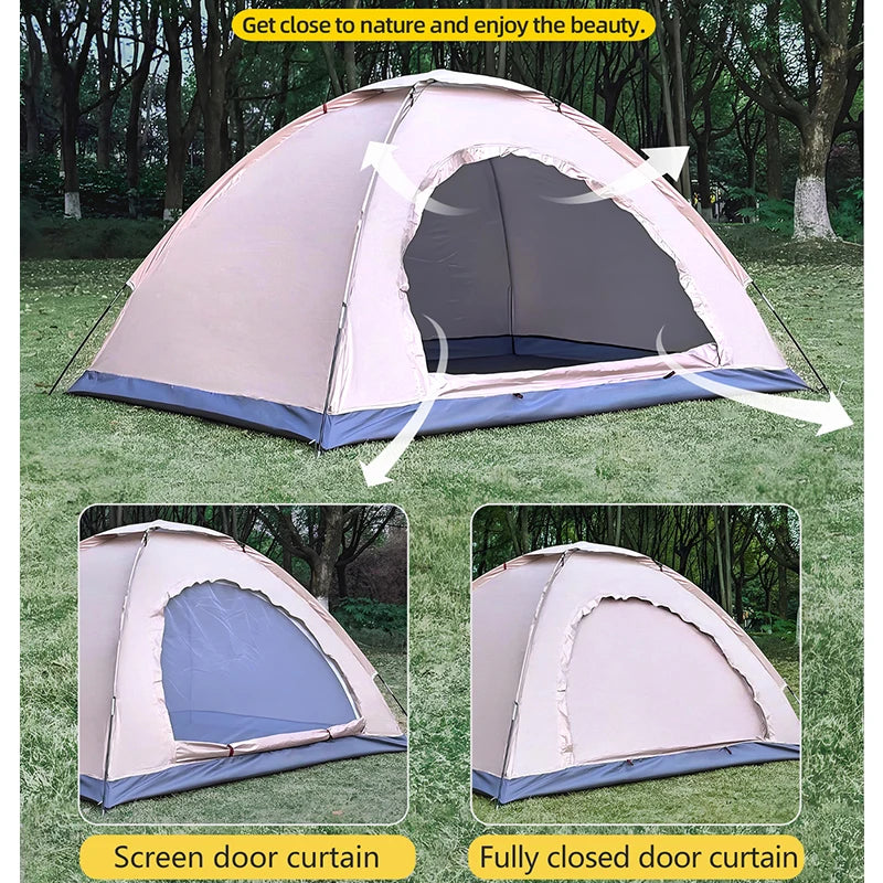 Outdoor Camping & Hiking Tent | Rain & Sun Protection | Easy Setup