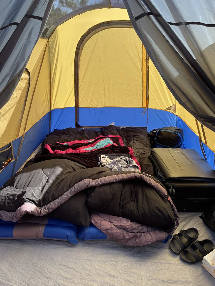 Extra Large 600x600cm Family Camping Tent | 4 Rooms 1 Hall | Shade & Rain Protection