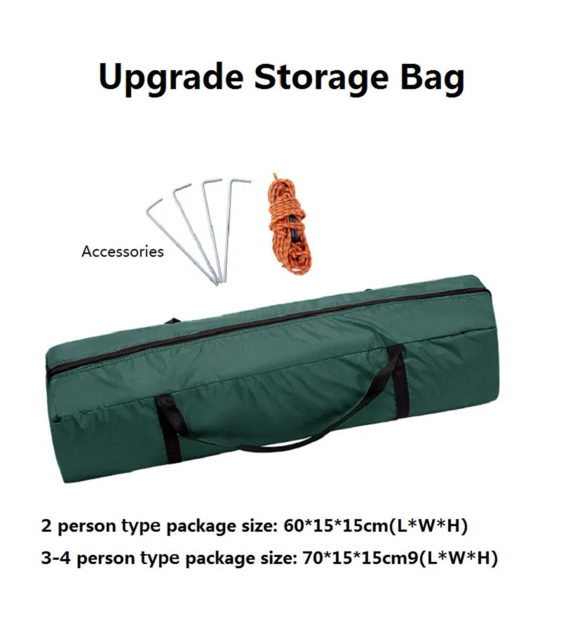 1-4 Person Fully Automatic Camping Tent | Rainproof & Windproof | Quick Setup