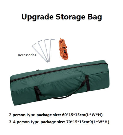 1-4 Person Fully Automatic Camping Tent | Rainproof & Windproof | Quick Setup