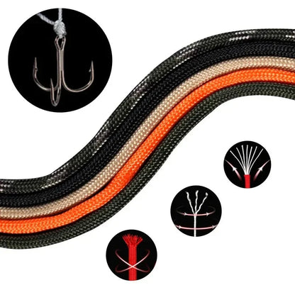 7-Core 550 Paracord Rope – 4mm Polyester Survival Cord for Camping, Hiking & DIY Gear