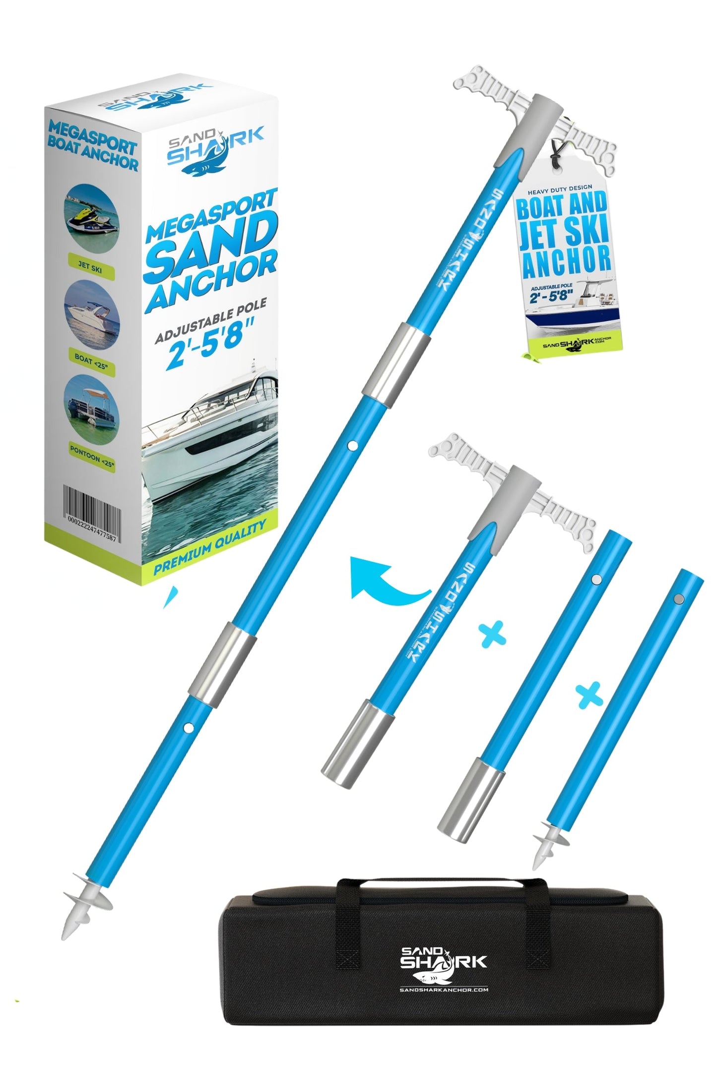 Mega Sport Anchor â€“ Heavy-Duty Anchor for Boats & Pontoons
