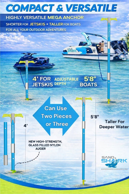 Mega Sport Anchor â€“ Heavy-Duty Anchor for Boats & Pontoons