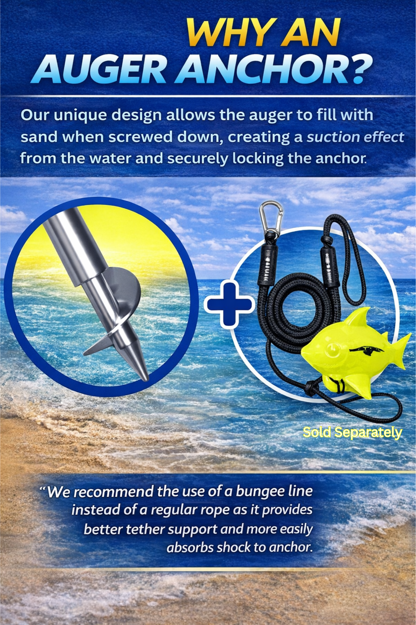 NEW for 2025 Ultimate XL 3.0  â€“ Heavy-Duty Anchor for Boats, Pontoons, Tritoons
