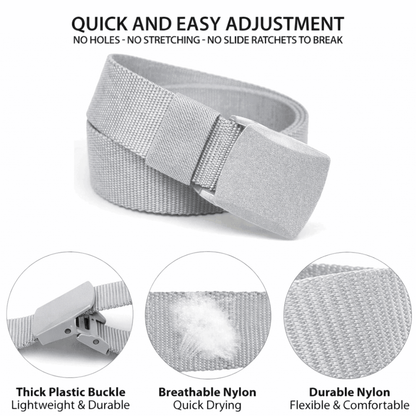 XGear Tactical Adjustable Nylon Belt with Plastic Buckle