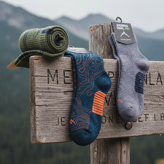 Merino wool hiking socks