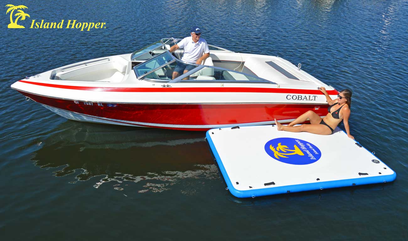 Island Buddy Inflatable Water Platform & Dock by Island Hopper