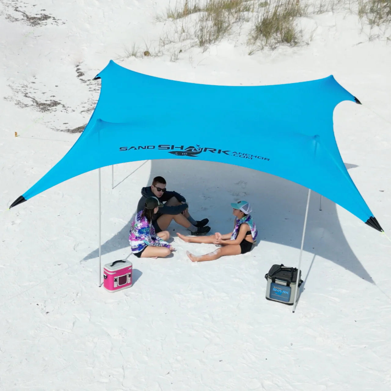 Large Pop Up Beach Tent for Outdoors: Water-Resistant, Portable Sunshade, Fits in a Duffle Bag
