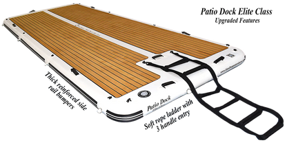 Island Hopper Elite Class Patio Dock 15â€² Floating Platform