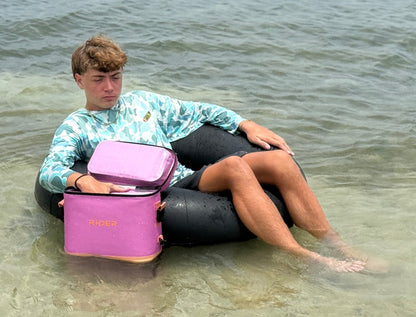 Rider Coolers RC-101 Jet Ski Cooler Set of 2 – Pink | 6 Can PWC Saddle Bag Cooler